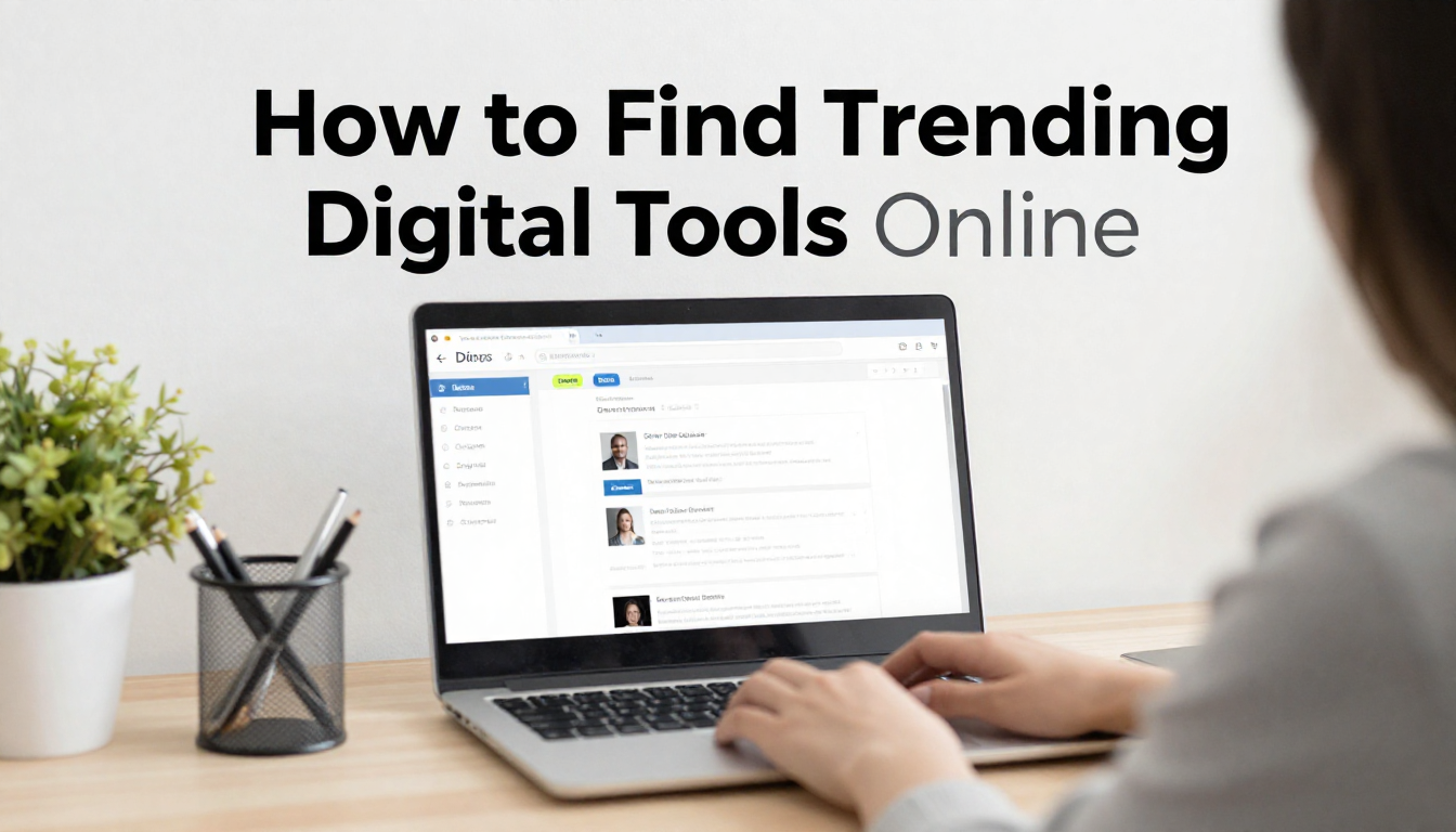 How to Find Trending Digital Tools Online – 2026 Guide for Creators & Entrepreneurs