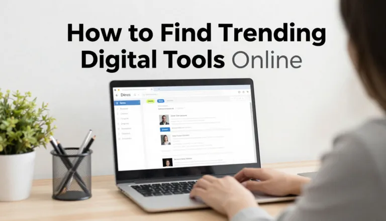 How to Find Trending Digital Tools Online – 2026 Guide for Creators & Entrepreneurs
